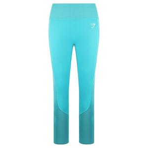 Женские темно-бирюзовые леггинсы Apex Gymshark, синий