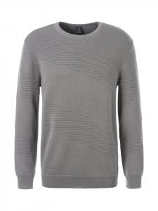 Пуловер John Devin Rundhals, серый