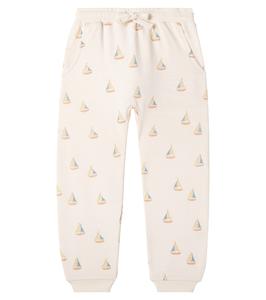 Спортивные брюки из хлопчатобумажной ткани с принтом Rylee + Cru, Sailboats