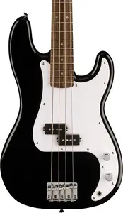 Squier Sonic Precision Bass - Черный, Идеальный бас для начинающих или среднего уровня, С профессиональной настройкой и быстрой доставкой!