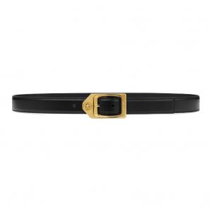 Кожаный ремень Medusa biggie VERSACE, черный