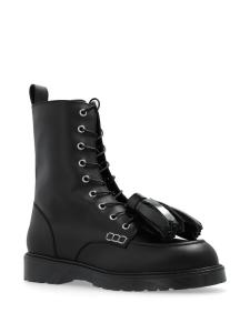 JW Anderson ботинки на шнуровке с кисточками, черный