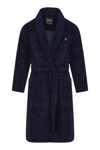 Синий халат Lyle & Scott, синий