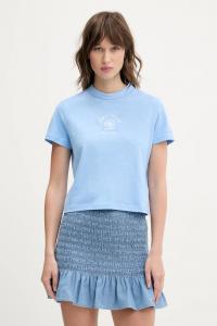 Хлопковая футболка Tommy Jeans, синий