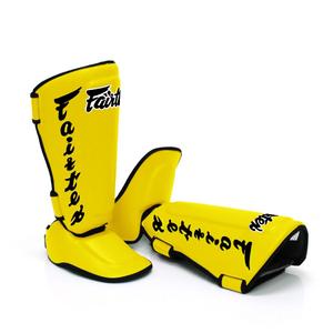 Щитки для голени Fairtex Detachable In-Step Shin Pads (A.K.A. Twister), желтый