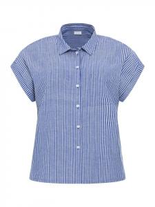 Блуза LASCANA, цвет blau-weiß gestreift