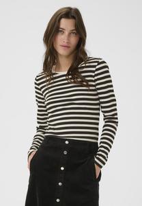 Топ Part Two SASSIA, Black Stripe/Mottled Black