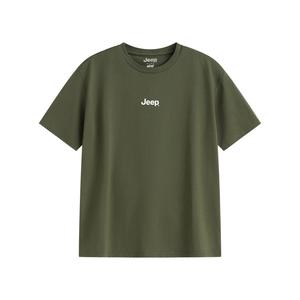 Футболка для детей Crew Neck Moderate Jeep, зеленый