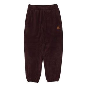 Брюки acg fleece casual sports pants purple red Nike, красный