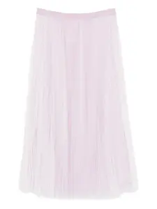 Плиссированная миди-юбка Fabiana Filippi, розовый