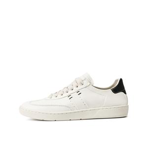 BOERDIQI Дышащие легкие женские скейтерские кеды низкие бело-черные, цвет White Black