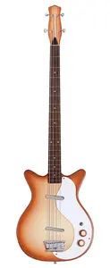Бас-гитара Danelectro 59DC с длинной мензурой - Медный Взрыв