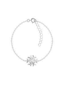 Alexander York Браслет «Снежинка» из серебра 925 пробы