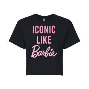 Укороченная футболка с рисунком Барби для юниоров "Iconic Like Barbie" Licensed Character