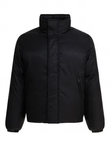 Стеганая куртка на молнии Alexander Mcqueen, черный