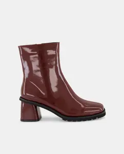 Женские ботильоны на каблуке с квадратным носком Latouche, бордовый