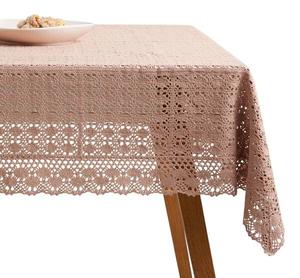Скатерть home & you Folkelips, 130x1x180 см цвет dunkelrosa