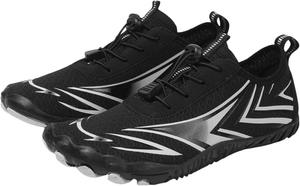 Водные туфли для женщин и мужчин, быстро сохнущие обувь «босиком», легкие спортивные водные носки для улицы, унисекс Chxlqqx, черный