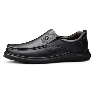 Мужская повседневная обувь с низким верхом LAORENTOU, Black Single Layer Shoes