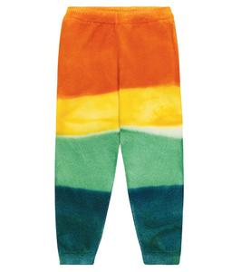 Спортивные брюки из девственной шерсти Paradise Island Alanui Kids, разноцветный