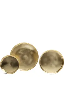 Набор из трех подносов Michael Verheyden, золотистый