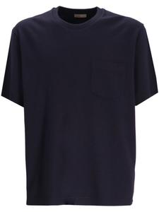 Футболка с накладным карманом Herno, синий