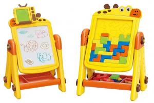 Большая двухсторонняя доска для детей 2-в-1 для письма и расстановки кубиков 3Л+ Inna marka