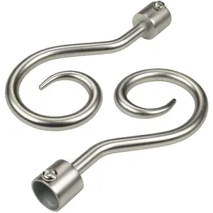 Наконечники для карниза Liedeco «Apoll», (комплект, 2 шт.), для карнизов Ø 16 мм, цвет chromfarben/matt