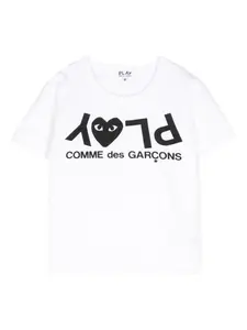 Футболка с логотипом Comme Des Garçons Play, белый