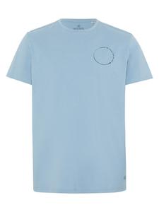 Рубашка Detto Fatto mit Print-Botschaft, синий