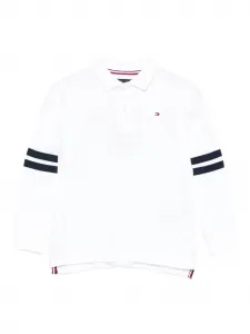 Рубашка поло с длинными рукавами Tommy Hilfiger Junior, белый