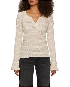 Женская блузка Sanctuary Lovely Lace Button Front, Vintage Ivory