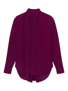 Блузка с завязками A.L.C., фиолетовый
