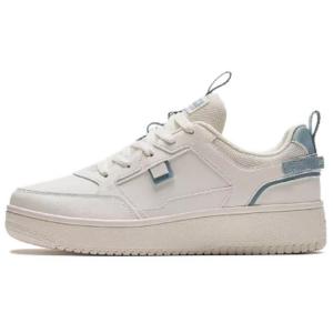 Кроссовки ANTA Skateboarding Shoes Women's Low-top Ivory White/thin Blue, синий