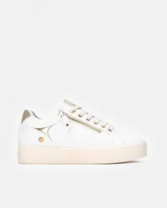 Женские кроссовки на шнуровке с резсолей Xti, белый