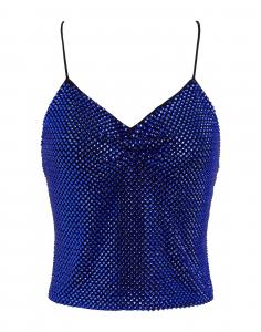 Кроп-топ Alexandre Vauthier, ярко-синий