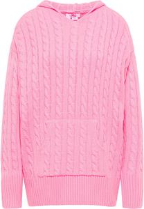 Свитер оверсайз MYMO, пестрый розовый