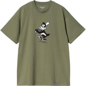 Футболка s/s home run Carhartt WIP, зеленый