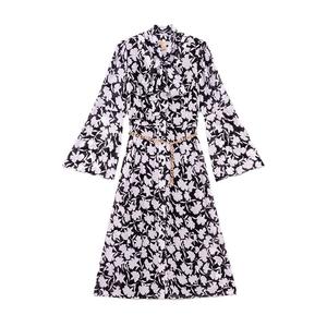 Michael Kors Женское платье с длинными рукавами Michael Kors, цвет Black