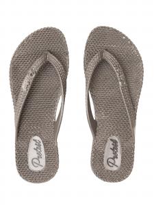 PROTEST Тапочки 'STAMP JR' в цвете Silver