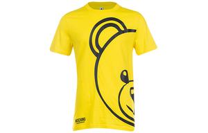 Футболка мужская желтая MOSCHINO
