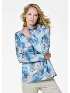 Футболка GOLDNER Sweatshirt, цвет blau/gemustert