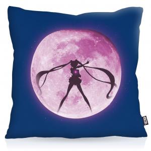 Чехол на подушку VOID Moon Magic, чехол для подушки из полиэстера, водонепроницаемый, для улицы, для использования в помещении, Сейлор Мунстоун, Луна, Банни Марс, аниме, размер подушки: 80 x 80 см, цвет подушки: синий