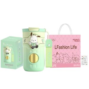 Echos Hello Kitty термоизолированная кружка с двумя отделениями Sanrio, Pochacco Insulated Mug+Stickers+Shopping Bag