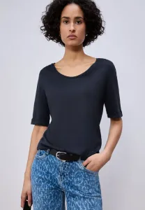 Футболка mit turnup basic Street One, Blau