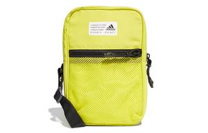 Переработанный полиэстер наплечная сумка унисекс зеленый желтый Adidas