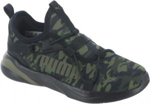 PUMA Boy's Softride Rift Slip-On Speckle (Big Kid), черный/темно-зеленый