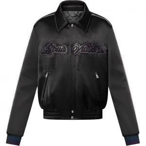 LOUIS VUITTON Расшитый сувенирный блузон, Black