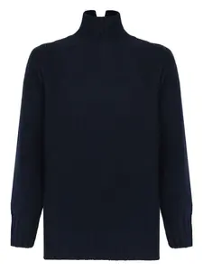 Свитер с высоким воротником Douuod, синий