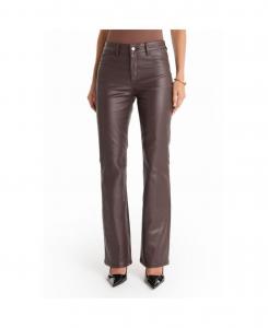 Женские джинсы-клеш Aria с покрытием, цвет мерло The Noli Shop, Espresso